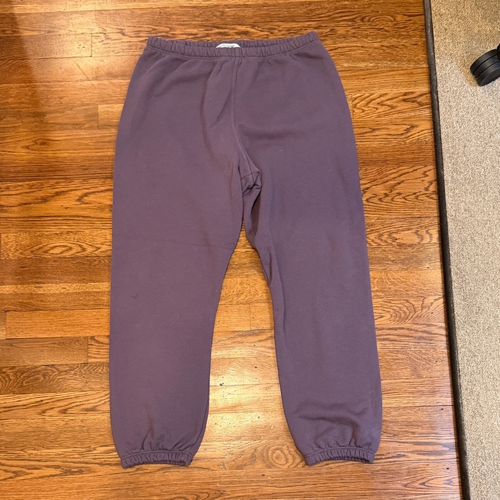 perfectwhitetee women's sweat pants in Deep Purple